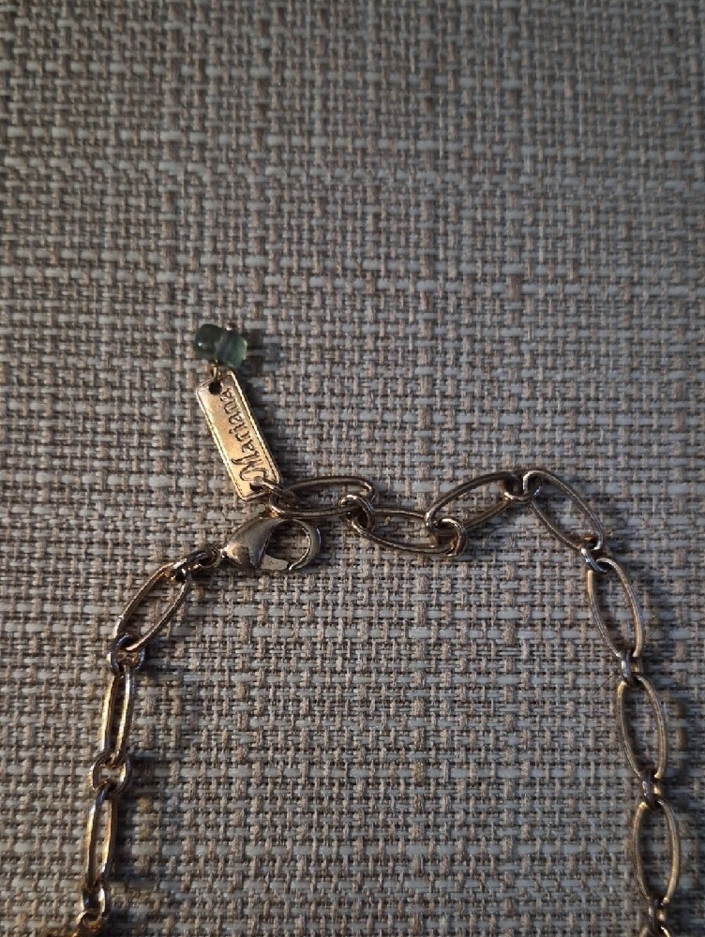 Mariana Gold-Tone Lavender & Mint Crystal Necklace - Picture 3 of 4
